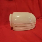 Mid Century Modern Art Deco Light Clam Frosted Glass Wall Sconce. Fixed Price $45.00.