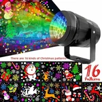 16 Patterns Christmas Led Projector Light Laser Moving Landscape Xmas Decor Lamp. Fixed Price $13.99.