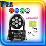 U'king 105W Rgbw Moving Head Stage Lighting 7LED Dmx Beam Bar Party Dj. Fixed Price $50.69.