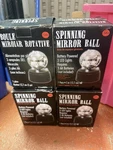 Vei Rotating Mirror Ball Disco Light, Battery Powered, 3 Led Multicolor, 5. Fixed Price $45.00.