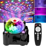 Laucnpty Disco Ball Party Lights Sound Activated Strobe Dj Stage Lighting For. Fixed Price $44.74.