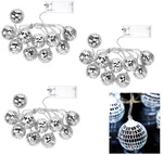3-PK Disco Ball String Lights Battery Operated Led 5-FT Xmas New Years Eve Party. Fixed Price $8.95.