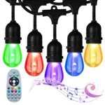 48FT Color Changing Led String Light Music-synced For Patio Garden Deck Party. Fixed Price $65.99.