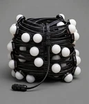 Kinetics Icolor Flex Globe String Lights Black Cord 25FT 108-000045-00. Fixed Price $1100.00.