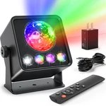 Caivimvn Disco Ball Party Sunset Lamp Projector With Rgb+u.... Fixed Price $48.11.