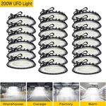 20PACK 200W Ufo Led High Bay Light Warehouse Factory Commercial Industrial. Fixed Price $356.40.