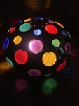 Vintage 2002 Rabbit Tanaka Rotating Multi-color Disco Light/mushroom /ufo, Works. Fixed Price $55.00.
