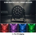 Rgb Stage Lamp 18-LED DMX512 Digital Display Dj Party Light. Fixed Price $34.00.