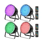 Betopper Par Lights With Remote Control, 54X3W Led Rgb 3-IN-1 Stage Dm.... Fixed Price $177.26.
