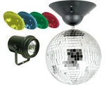 American Dj 8 Combo Instant Mirror Ball Package Includes PL-1000 Pinspot. Fixed Price $89.99.