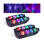 8X15W Spider Moving Head Led Rgbw 4IN1 Portable Stage Light, Strobe Par.... Fixed Price $356.04.
