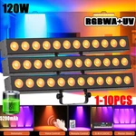 RECHARGEABLE12LED Wall Wash Dmx Rgbwa+uv Sound Activated Dj Stage Lighting. Fixed Price $141.98.