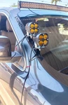 Windshield Pillar Mount Brackets Led Light Bar Fits Jeep Grand Cherokee WK2. Fixed Price $129.00.