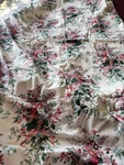 Set Of 3 Custom Made Floral Lined Panel Curtains W/rod Pocket 86" X 81". Fixed Price $99.99.