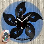 Led Clock Hong Kong Light Vinyl Record Wall 5452. Fixed Price $48.32.