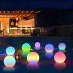 Floating Pool Lights, 3-INCH Rechargeable Led Balls, Color Changing Glowing Orb. Fixed Price $93.38.
