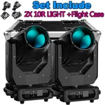 Gdjrttk 2PCS 280W 10R Beam Moving Head W/flightcase Rgbw Gobo Spot Stage. Fixed Price $739.97.