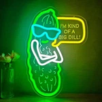 16"X10" I'm Kind Of Big Dill Led Neon Sign With Dimmer Usb Powered Light Lamp. Fixed Price $49.99.