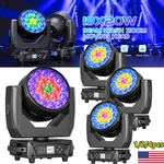 Gdjrttk 19X20W Led Zoom Moving Head Stage Rgbw Dmx Beam Wash Lighting Bar. Fixed Price $129.19.