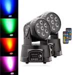 2X 105W Rgbw Led Moving Head Lights Beam Wash Dj Disco Party Show Stage Lighting. Fixed Price $109.99.