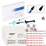 Brackets Dentales Ortodoncia Mini Roth Mbt/light Cure Kit Resina Adhesiva. Fixed Price $20.23.