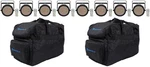 (8) Chauvet Dj Ezpar 64 Rgba Ils Rechargeable Led Wash Up-lights+bags. Fixed Price $1464.90.