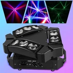 Spider Moving Head Lights 9 Leds Rgb Stage Lighs DMX-512 For Dj Party Us. Fixed Price $120.89.