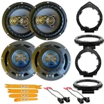 300W 4-WAY 6.5" Front/rear Door Speakers W/ Kit For 2007-2013 Silverado 1500. Fixed Price $131.99.