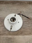 Leviton Ceramic Light Fixture, 60 W. Fixed Price $5.95.