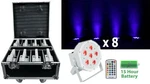Rockville Battery Par Pack 6RF White (8) Rechargeable Wash Lights+charging Case. Fixed Price $547.72.