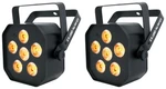 2) Chauvet Dj Ezlink Par Q6BT Ils Rgba Bluetooth Rechargeable Wash Up-lights. Fixed Price $350.00.