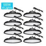 8 Pack 100W Led Ufo High Bay Light Industrial Commercial Factory Warehouse. Fixed Price $161.39.