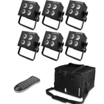 Prost Lighting Moonbox Go Pack 6 Rechargeable Up / Wash Light, Remote, Bag. Fixed Price $1399.99.