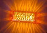Jml 2" X 6" Rectangular 16 Led Amber "star" Marker / Turn Signal Light (ea). Fixed Price $35.99.