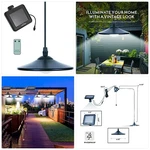 Tomshine 3W Solar Powered Pendant Outdoor Hanging Lamp 4 Led Shed Lights 2. Fixed Price $41.69.