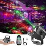 72 Patterns Projector Laser Party Light Sound Activated Christmas Decor & Remote. Fixed Price $19.99.
