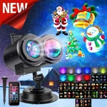 Christmas Snowflake Projector Led Moving Snowfall Laser Light Landscape Outdoor. Fixed Price $12.99.