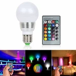 16 Color Changing Magic Light E27 3W Rgb Led Lamp Bulb + Wireless Remote Control. Fixed Price $9.99.