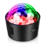 Wiwreenm Mini Disco Ball Light,rechargeable Party Lights,sound Small, 1-PACK. Fixed Price $15.29.