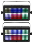 (2) Rockville Stage Panel 336 Dj Visual Effect Lights W/dmx/strobe/wash/matrix. Fixed Price $114.90.