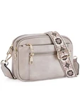 Small Crossbody Purse For Women Triple Zip, Color Matching Multifunctional Zippe. Fixed Price $37.90.