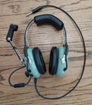 David Clark Model H3330 Aviation Headset W/ Microphone, Clean. Fixed Price $55.00.