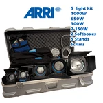Arri Tungsten Light Kit 1000W/650W/300W/2-150W (2 Chimeras). Fixed Price $900.00.