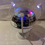 Ikea Dansa Disco Ball Light Mirrored Color Changing Party Lamp Spins 402.409.27. Fixed Price $50.12.