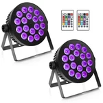180W Rgbw Par Lights Dmx - Led Stage 2 Pack With 4IN1 Quad Smooth .... Fixed Price $116.07.