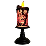 Eldnacele Halloween Snow Globe Candles Lighted Lamp, Battery Operated Spinning. Fixed Price $29.96.