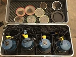 Arrilite Light Kit 4X AL650 Open Face Tungsten W/rolling Case Studio. Fixed Price $649.99.