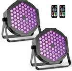 90W Rgb Par Lights: 60 Leds Dimmable Stage Lighting - Remote & Dmx Control. Fixed Price $128.50.