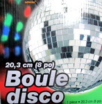 Amscan 8" Mirrored Disco Ball With Hanging Ring Nen Have Lots Fun. Fixed Price $14.99.
