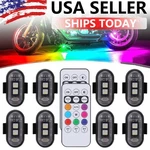 8PCS Wireless Led Strobe Rgb Colors Rechargeable Warning Flashing Lights. Fixed Price $16.15.